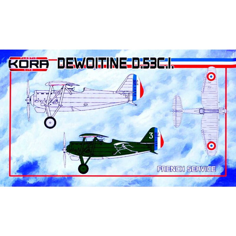 Dewoitine D.53 CI Französisch Service Modellbausatz