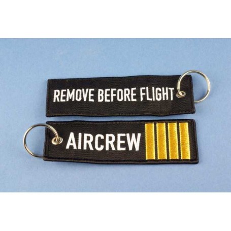 Entfernen Sie vor dem Flug AIRCREW Miniaturflugzeug