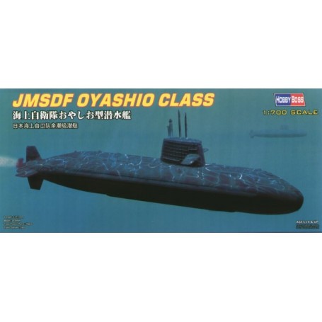 JMSDF Oyashio Klasse-Unterseeboot (Unterseeboote) Schiffsmodell