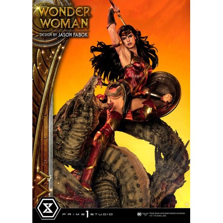 Wonder Woman Statuette 1/3 Wonder Woman gegen Hydra 81 cm Statuen