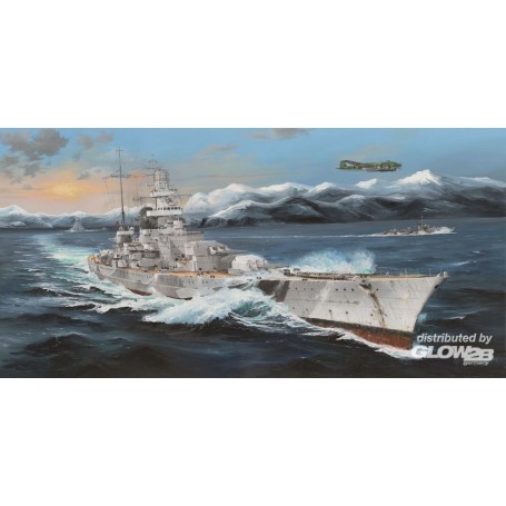Deutsches Scharnhorst Schlachtschiff Modellbausatz