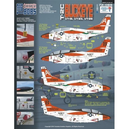 Decal T-2C VT Buckeyes part 2 