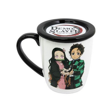 DEMON SLAYER - Tanjiro & Nezuko - Mug with lid 414mL 
