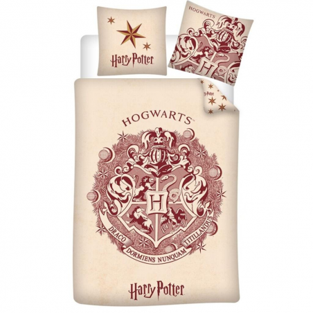 HARRY POTTER - Bedding set 140x200cm - Hogwarts