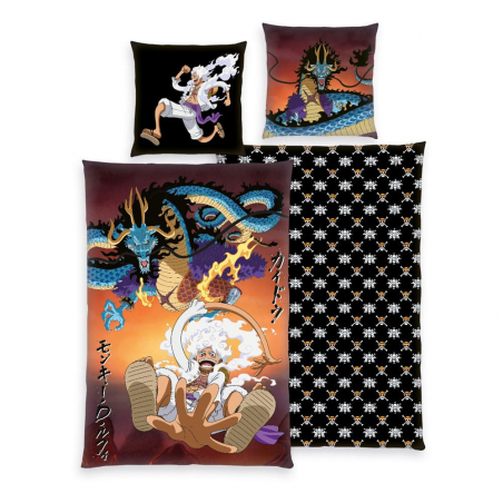 One Piece Luffy Gear 5 bedding set 135 x 200 cm / 80 x 80 cm