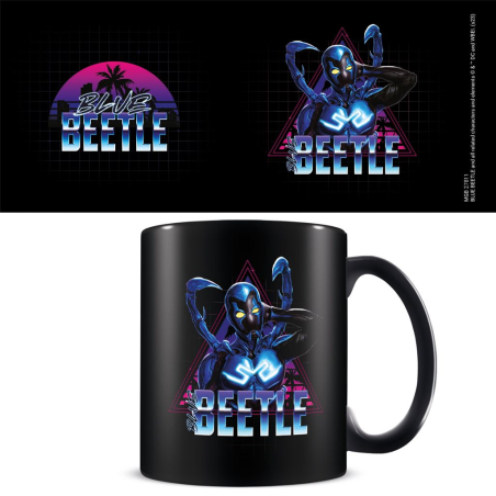 DC Comics: Blue Beetle - Retro Super Future Colored Mug Tasse 