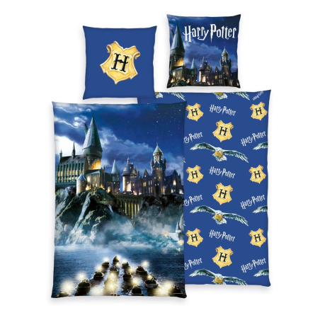 Harry Potter bedding set Blue 135 x 200 cm / 80 x 80 cm 
