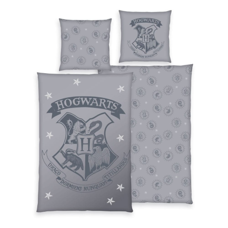 Harry Potter bedding set Gray 135 x 200 cm / 80 x 80 cm 
