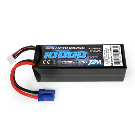 LiPo battery 3S HV 11.1V 10000mA 120C Lipo Akku 