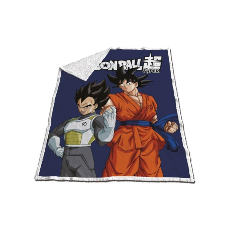 DRAGON BALL SUPER - Sherpa blanket 120x150cm - Son Goku & Vegeta 