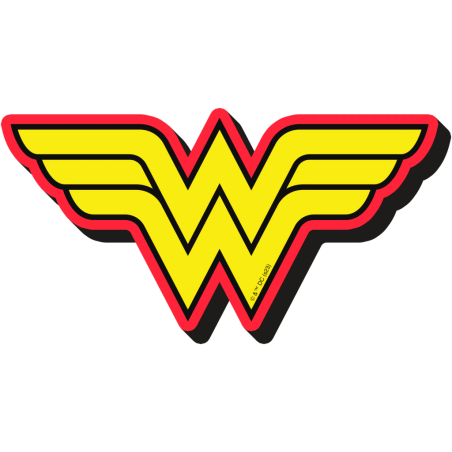 WONDER WOMAN - Logo - Large magnet 