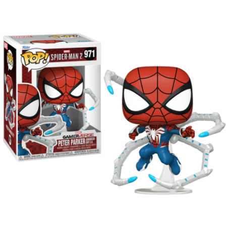 SPIDER-MAN 2 - POP Games N° 971 - Peter Parker (Advanced Suit 2.0) Pop Figur 