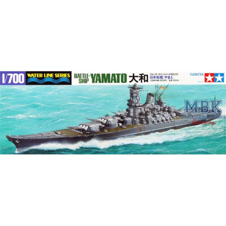 yamato Schlachtschiff 1:700